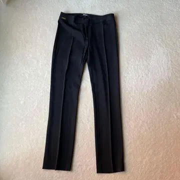 just cavalli 블랙 스트레이트 팬츠 36