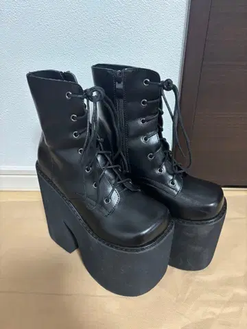 숏부츠 16cm 통굽 코스프레