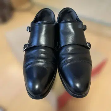 오리히카 더블 몽크 신발 블랙 26.5cm