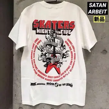 SATAN ARBEIT 사탄 아르바이트 스케이터즈 나이트 T셔츠 새상품