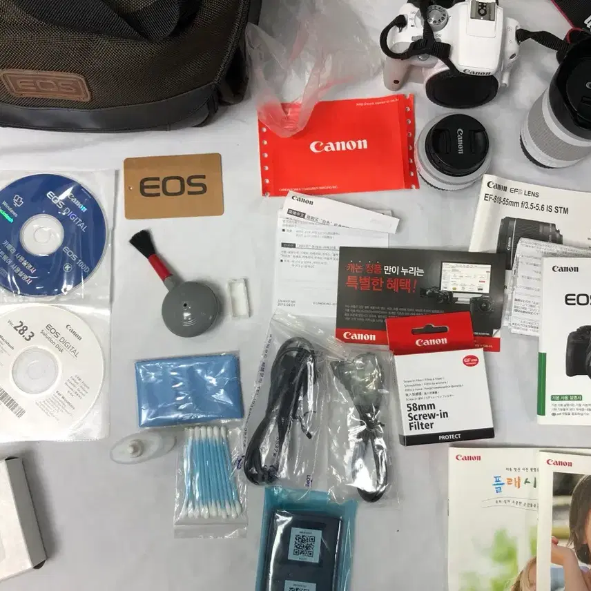 캐논 EOS100D DSLR카메라 EF-S 18-55mm렌즈+40mm렌즈