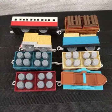 토마스 프라레일 빨간색 여객차 화차 묶음 판매