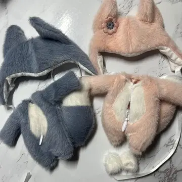 오비츠11 인형옷 핑크 블루 여우 넨도로이드 돌