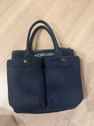 HYDROGEN 네이비 메쉬 토트백 골프 미니백으로도