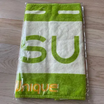 sumika Unique 타월 그린/오렌지