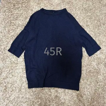 45R 45rpm 코튼 니트 스웨터