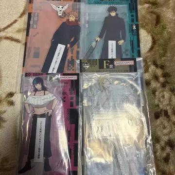 주술회전 제일복권 아크릴 스탠드 4개 세트