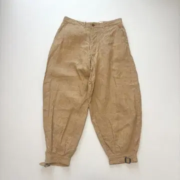 HAVERSACK ATTIRE 린넨 조퍼즈 팬츠 밑단 버클 M