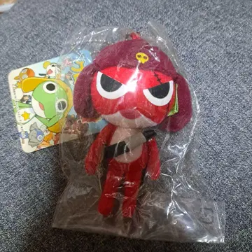 기로로 하사 봉제 인형 키체인 [ 개구리 중사 케로로 ]
