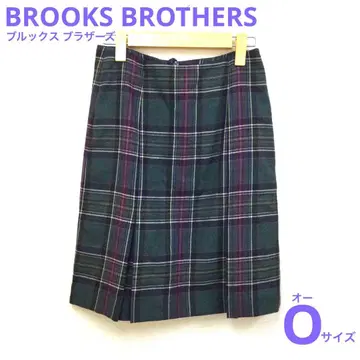 BROOKS BROTHERS 타이트 스커트 무릎 기장 O 사이즈 퍼플