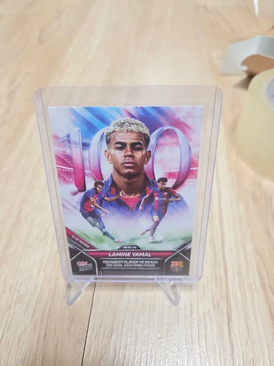 Topps Now 라민 야말 FC 바르셀로나 카드