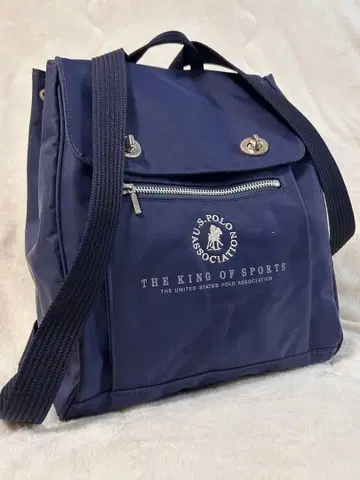 폴로 백팩 U.S.POLO ASSOCIATION 블루 나일론 새상품급