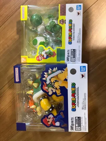 S.H.Figuarts 슈퍼 마리오 쿠파와 요시 도색 완료 가동