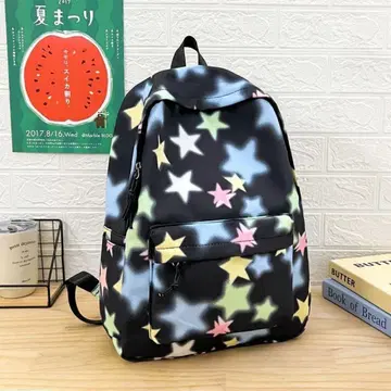 컬러풀 별 패턴 백팩