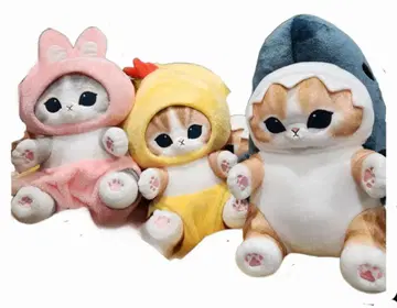 모프 샌드 mofusand 큰 봉제 인형 3종