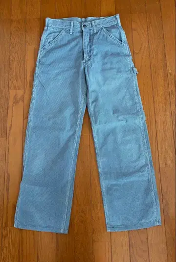 Lee 라이트 블루 데님 와이드 레그 팬츠 29인치