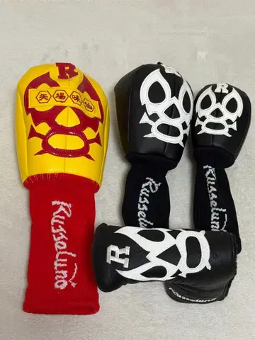 레어 Russeluno 골프헤드커버 드라이버용 FW용 UT용 세트