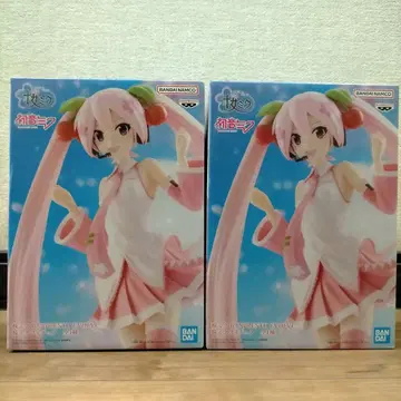 하츠네 미쿠 BANPRESTO EVOLVE 벚꽃 미쿠 피규어 2체 세트