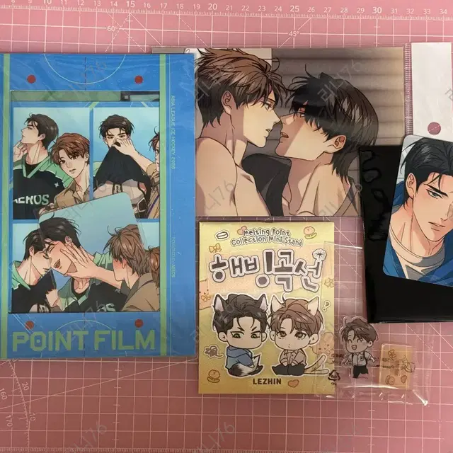 해빙곡선 레봄 인화사진 필름 패키지 미니 스탠드 특전 일괄 양도