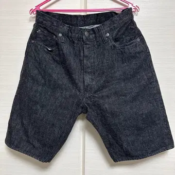 풀카운트 FULLCOUNT 블랙 데님 숏팬츠 1904BK