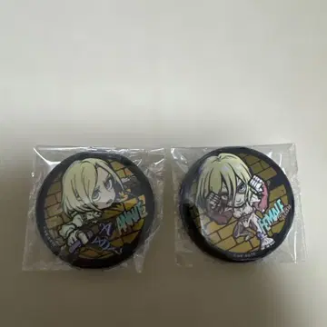 진격의 거인 아니&여성형 거인 이디스 캔뱃지 2개 세트