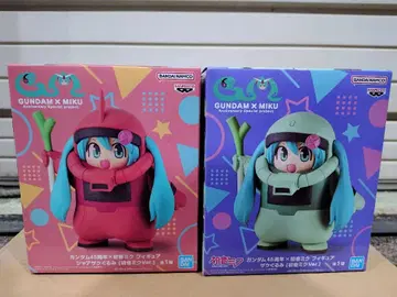 GUNDAM X MIKU 피규어 2체 세트