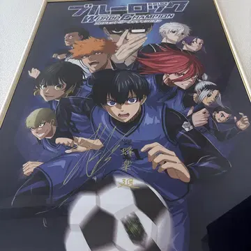 블루 록 바치라 메구루, 카이토 츠바사 친필 사인 포스터