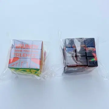 Vaundy SILENCE 캡슐 토이 가챠 루빅스 큐브 2종