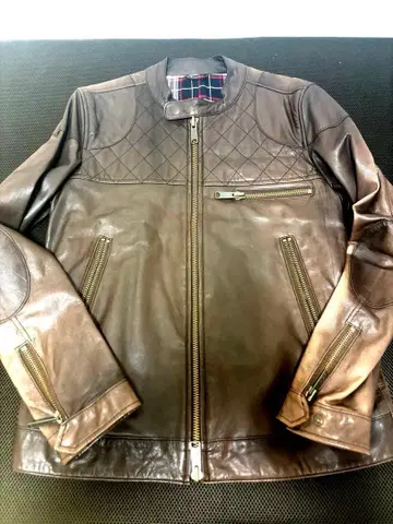 미츠미네 Mitsumine 양가죽 가죽 라이더 자켓 사이즈 M