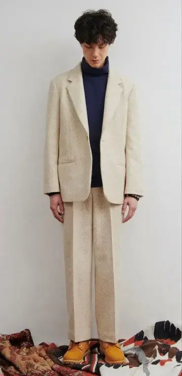 23aw DIGAWEL tweed Jacket pants 셋업