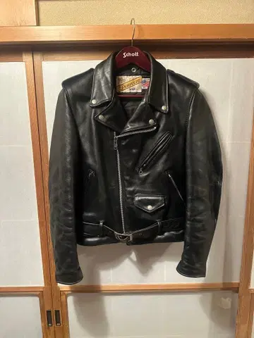 schott 618 US 사이즈 36 블랙 1993년제