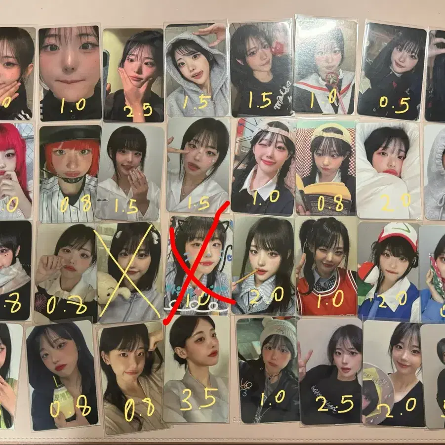 QWER hina (냥뇽녕냥) pre-order benefit sign photocard papidang