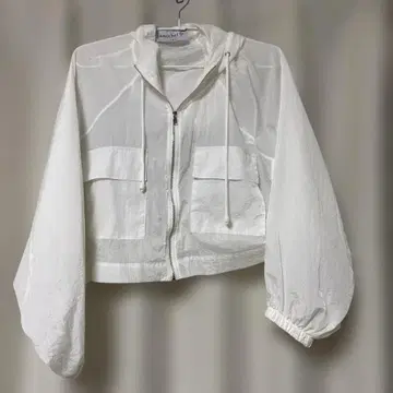 어나더에스 봄/여름용 숏 기장 나일론 후드티