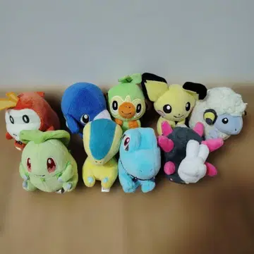 포켓몬 푸치 봉제 인형 in 몬스터볼 9개