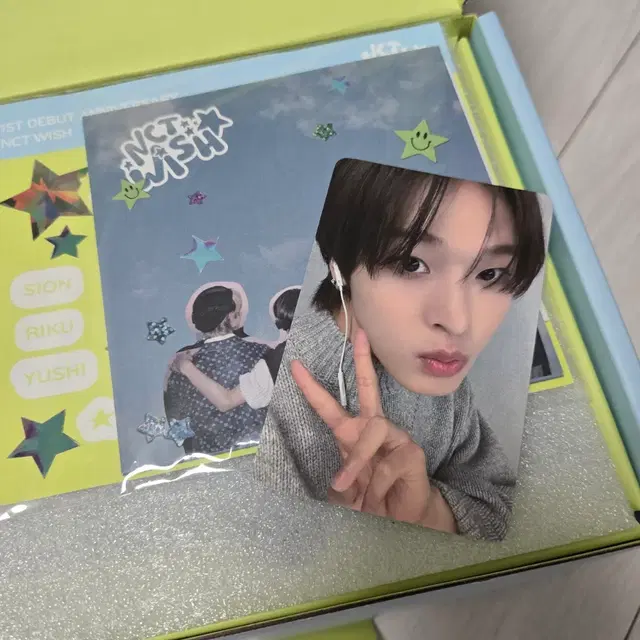 엔시티 위시 1주년 턴테이블 리쿠 포카 포함