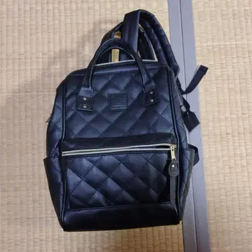 G1 아네로 anello 블랙 퀼팅 백팩 단종 두 번 사용