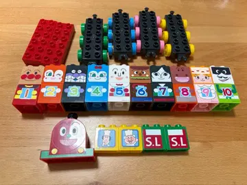 SL맨과 123! 숫자 블록 세트 호빵맨 블록 라보