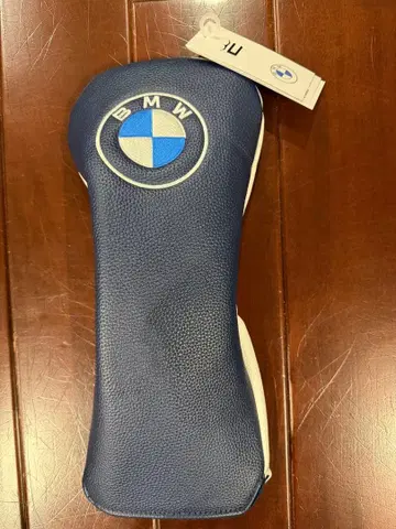 BMW 드라이버용 골프헤드커버 네이비/화이트