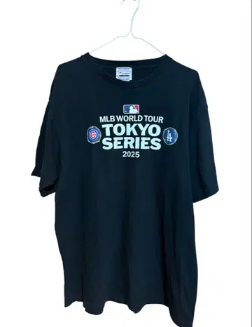 MLB TOKYO SERIES 티셔츠 XL 컵스 다저스 블랙
