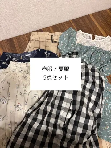 여성용 봄/여름 의류 5세트