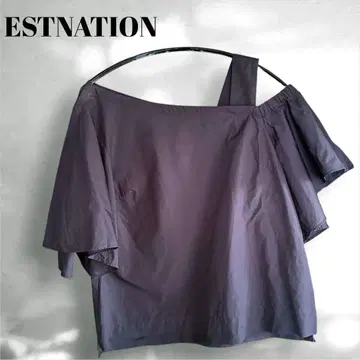 ESTNATION 에스트네이션 2WAY 오프숄더 블라우스 M