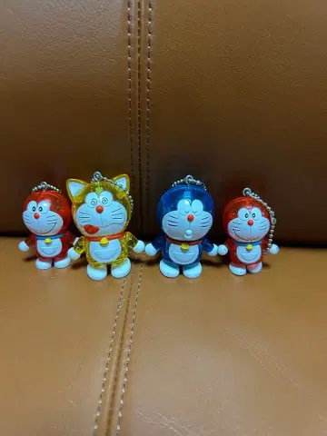 도라에몽 키링 세트 4개 세트 레어 헤이세이 레트로