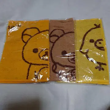 로손 리락쿠마 타월 3장 세트