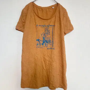 스탠리 스텔라 T셔츠 라운드넥 반팔 암스테르담 패턴 XL