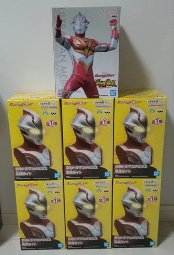 울트라맨 메비우스 피규어 흉상 라이트 7개