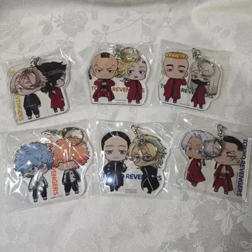 도쿄 리벤저스 아크링 키링 애니메이트 한정 세트 6점