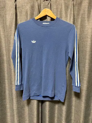 구제 의류 80s 빈티지 adidas 긴팔 와플 서멀 티셔츠