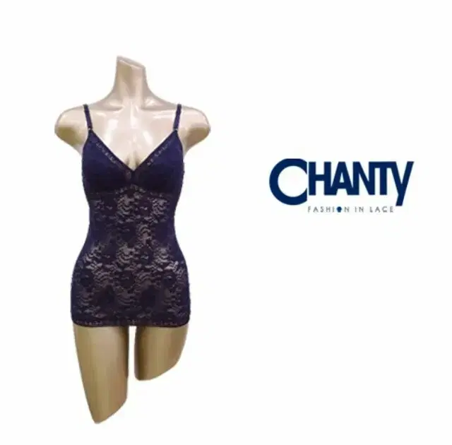 [NEW/M/L]CHANTY Lace Camisole(Navy)