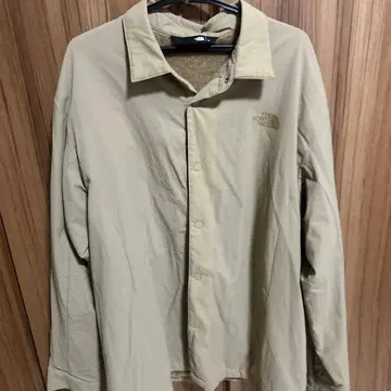 THE NORTH FACE 베이지 긴팔 셔츠 S