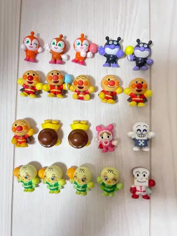 호빵맨 목욕 공 미니 피규어 인형 20개 묶음 판매